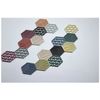 Dessous de plat hexagon en silicone gris foncé - Visuel 1