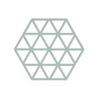 Dessous de plat hexagon bleu clair - Visuel 0