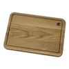 Planche à découper avec rigole bois de chêne FSC 35 x 25cm - Visuel 0