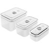 Set 3 boites sous-vide Fresh&Save plastique S/M/L - Visuel 0