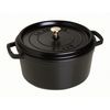 Cocotte en fonte ronde 28 cm noire - Visuel 0