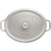 Cocotte en fonte ovale 31cm truffe blanche - Visuel 1