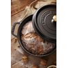 Cocotte en fonte ronde 30 cm noire - Visuel 2