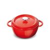 Cocotte en fonte rouge 20 cm - Visuel 0