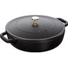 Sauteuse Chistera 28 cm Noir mat - Visuel 0