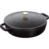 Sauteuse Chistera 28 cm Noir mat - Visuel 1