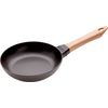 Poêle Frire Manche Bois 26 cm Noir mat - Visuel 0