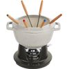 Service à fondue en fonte, Truffe Blanche 20 cm - Visuel 0