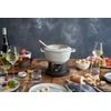 Service à fondue en fonte, Truffe Blanche 20 cm - Visuel 4