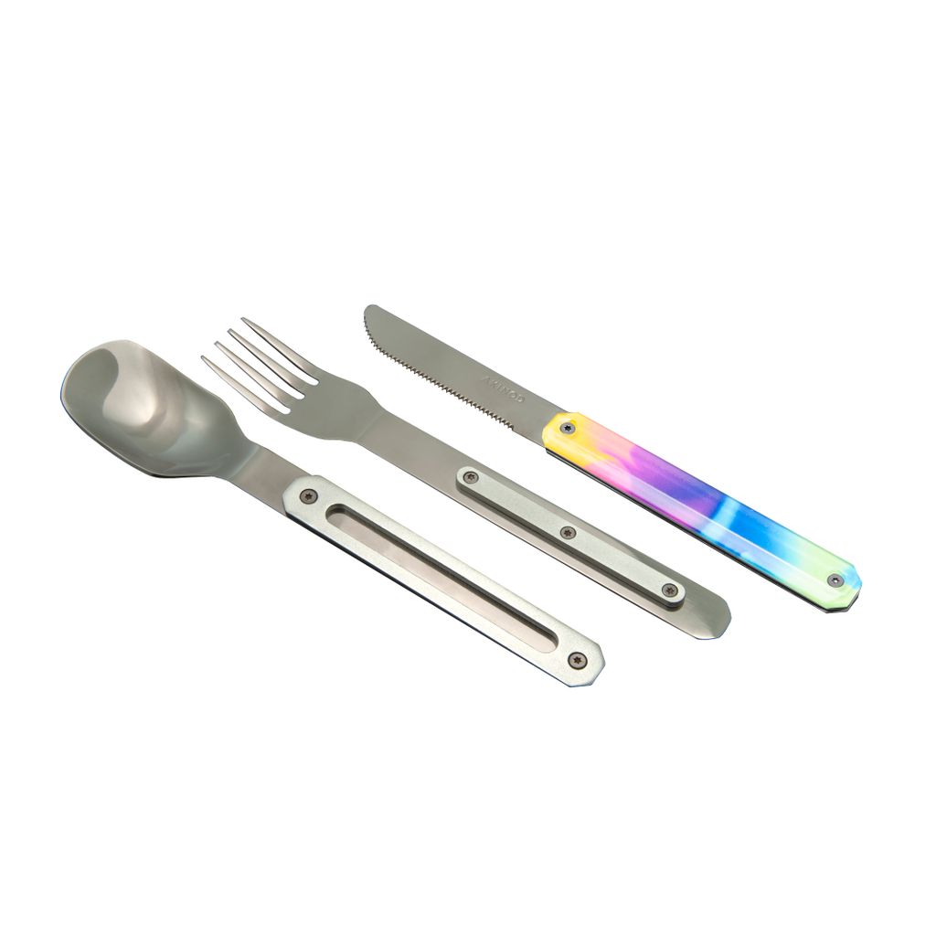 Set De Couverts Aimantés AKINOD 12H34 - Fourchette, Couteau, Cuillère - Acier Inoxydable - Design Olivier