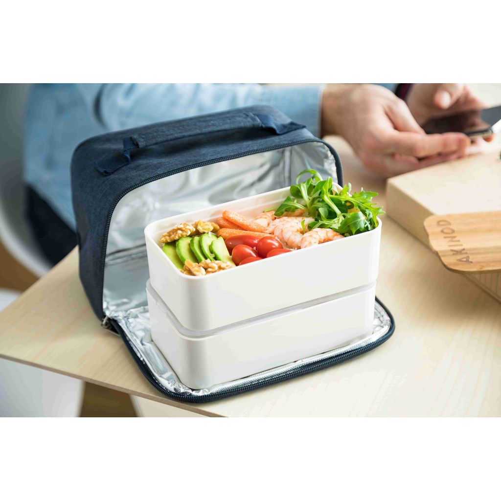 Bento et lunch bag 11H58 - Blanc - Visuel 3