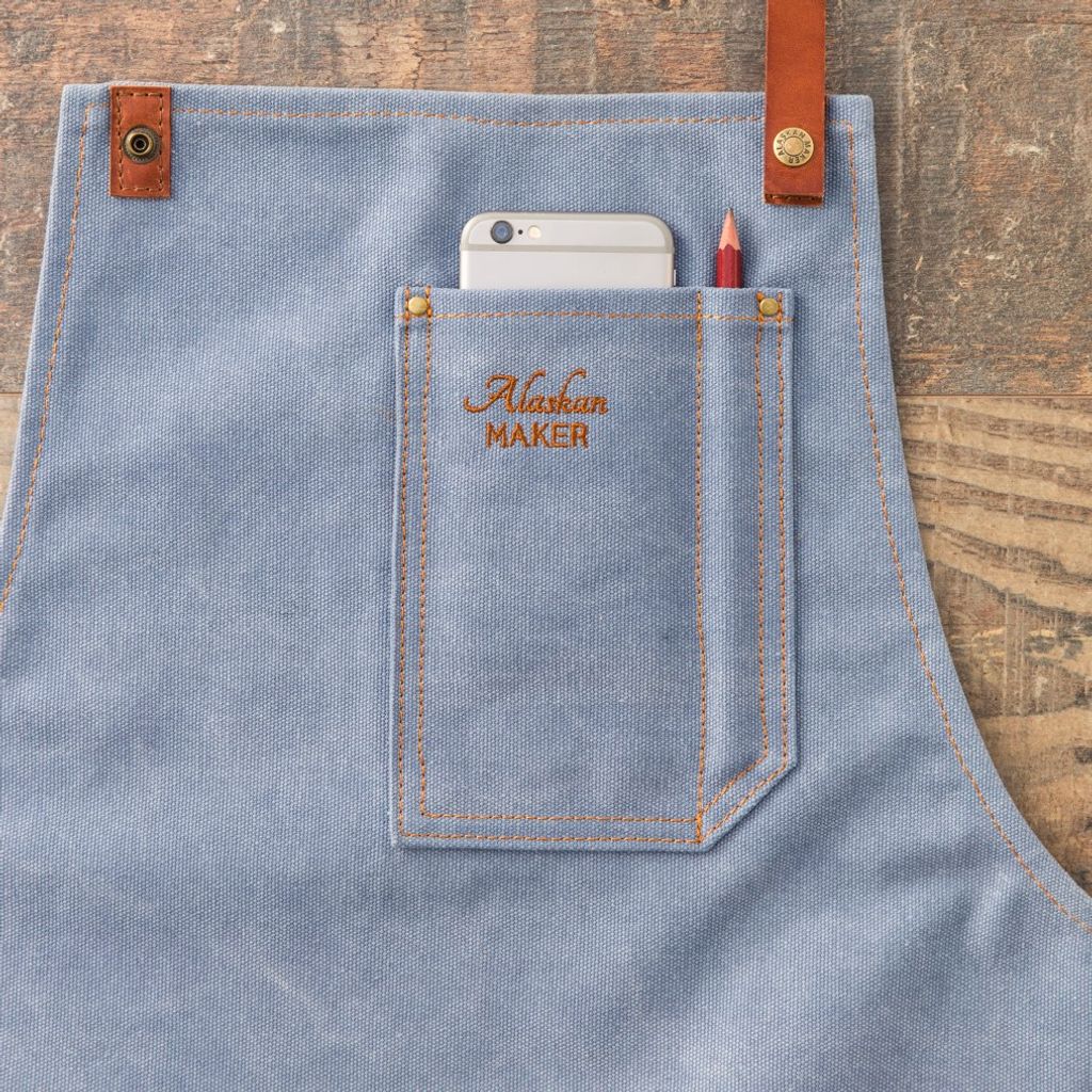 Tablier N°325 denim clair - Visuel 4
