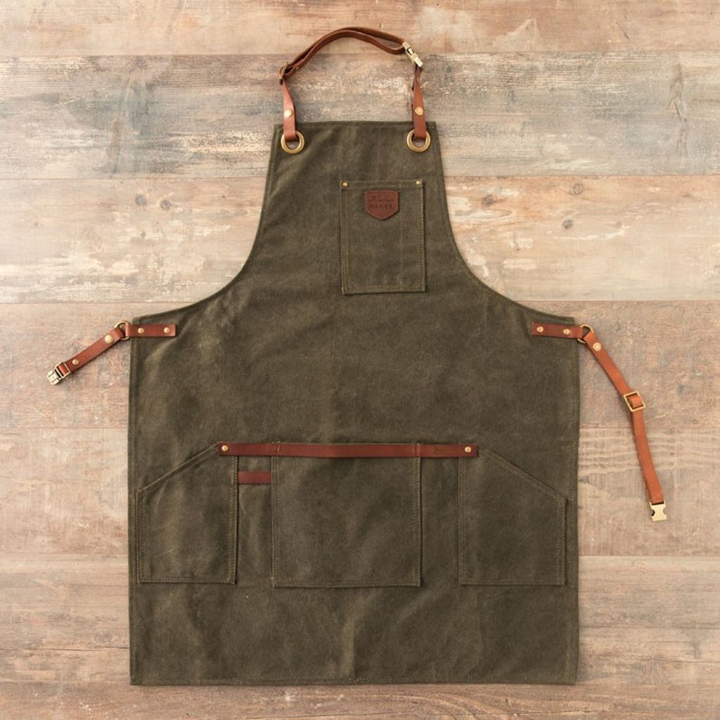 Tablier N°547 vert olive - Visuel 2