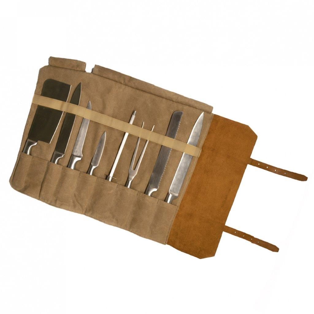Trousse à couteaux sable - Visuel 1