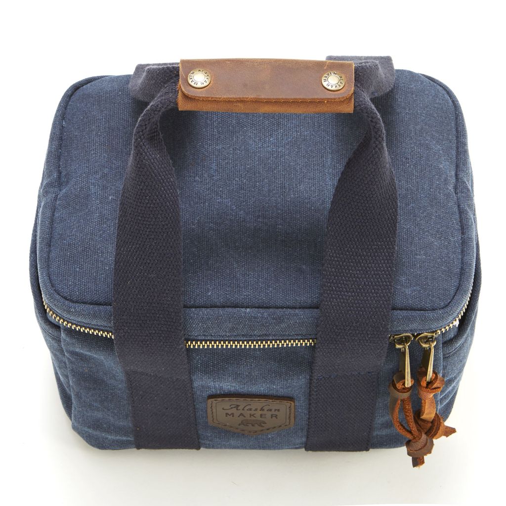 Sac isotherme, 2,7L , en polyester recyclé BLEU FONCE