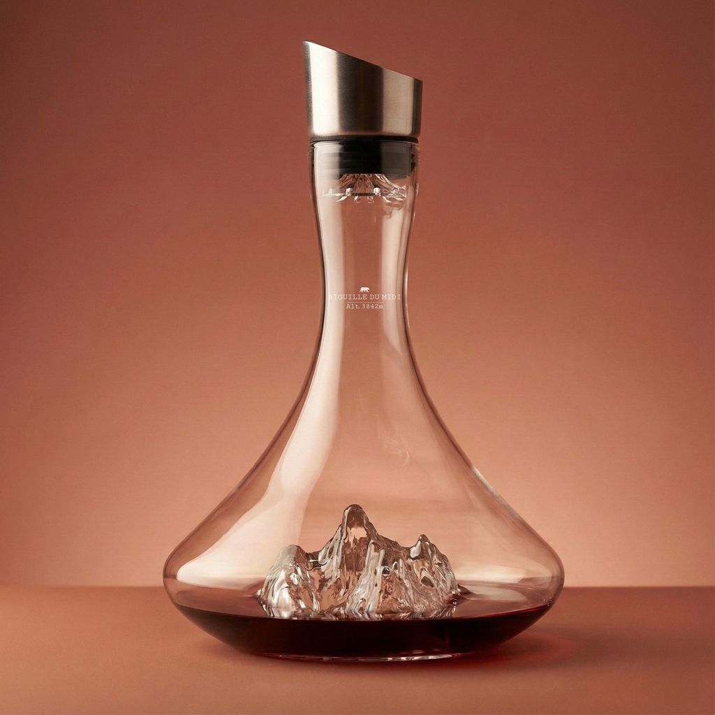 Carafe à  décanter Aiguille du midi - Visuel 5