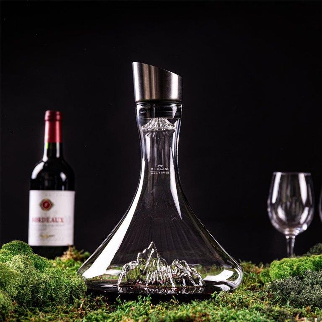 Carafe à décanter TOPOGRAPHIC Mont-Blanc - Visuel 3