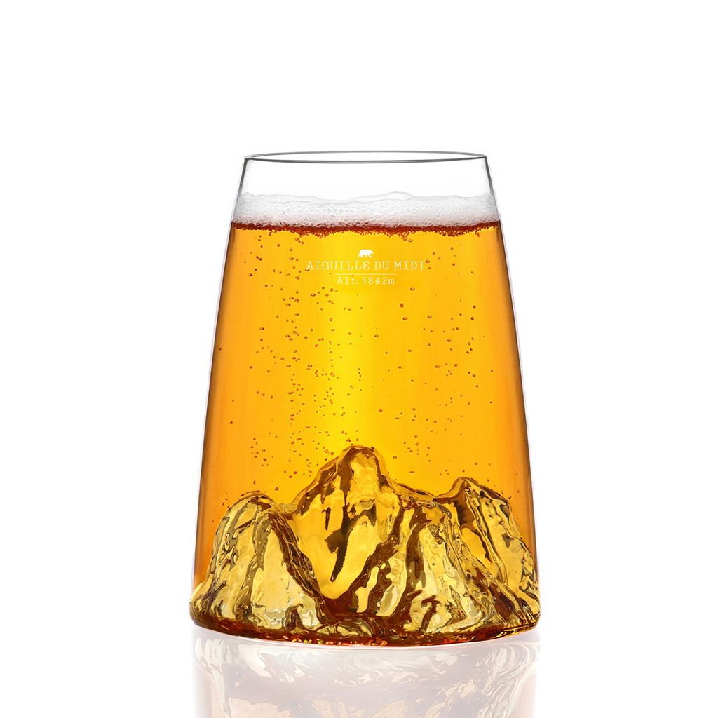 Verre design Aiguille du midi - Visuel 0