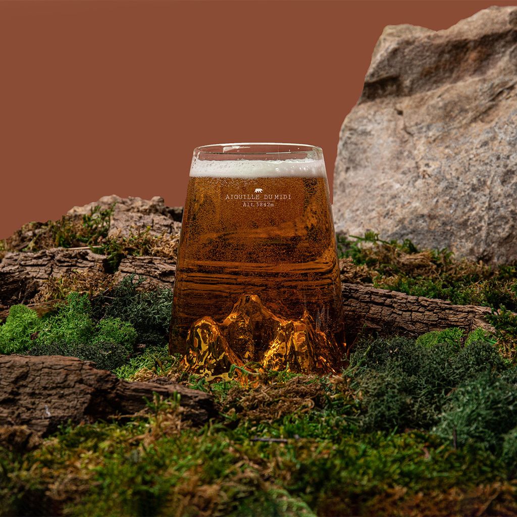 Verre design Aiguille du midi - Visuel 5