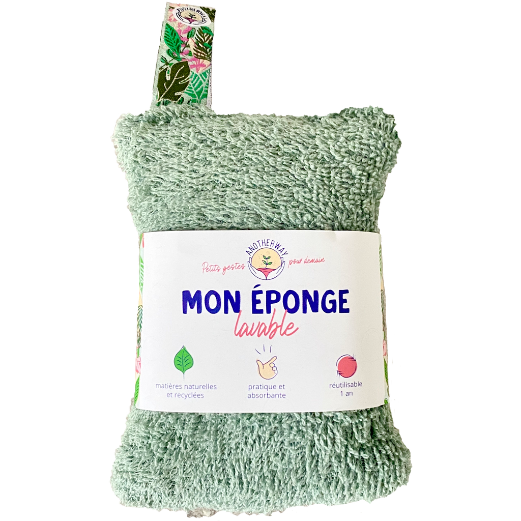 Éponge écologique verte - Visuel 0
