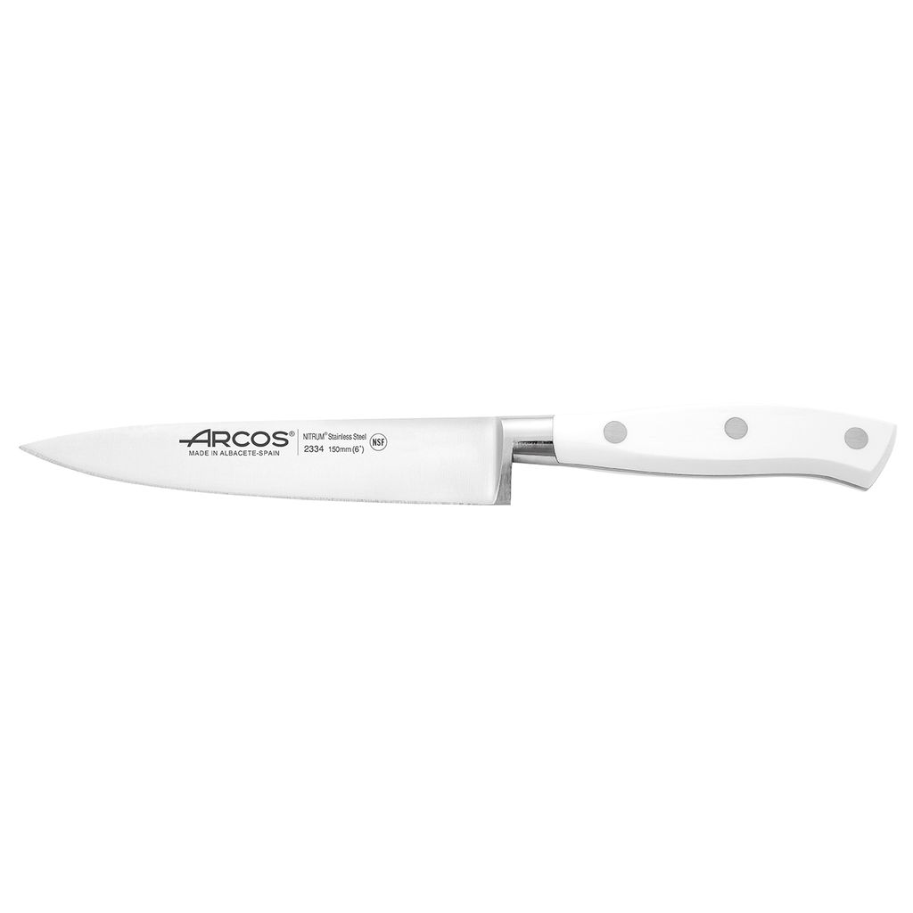 COUTEAU DE CUISINE RIVIERA BLANC 15 CM - Visuel 0