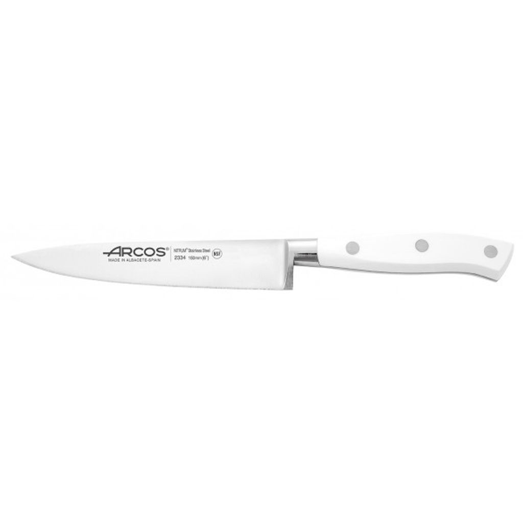 COUTEAU DE CUISINE RIVIERA BLANC 15 CM - Visuel 1