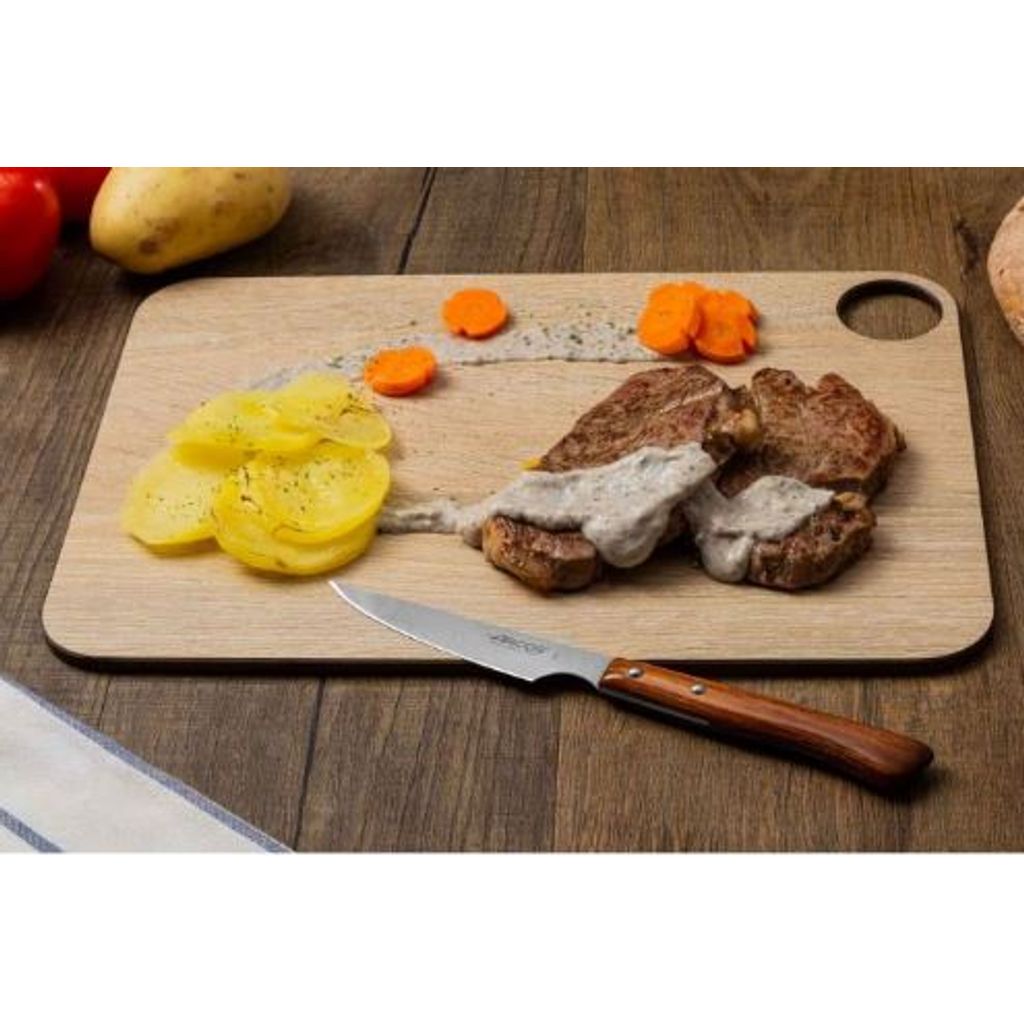 Couteau à steak bois de hêtre lame 11 cm lisse - Visuel 3
