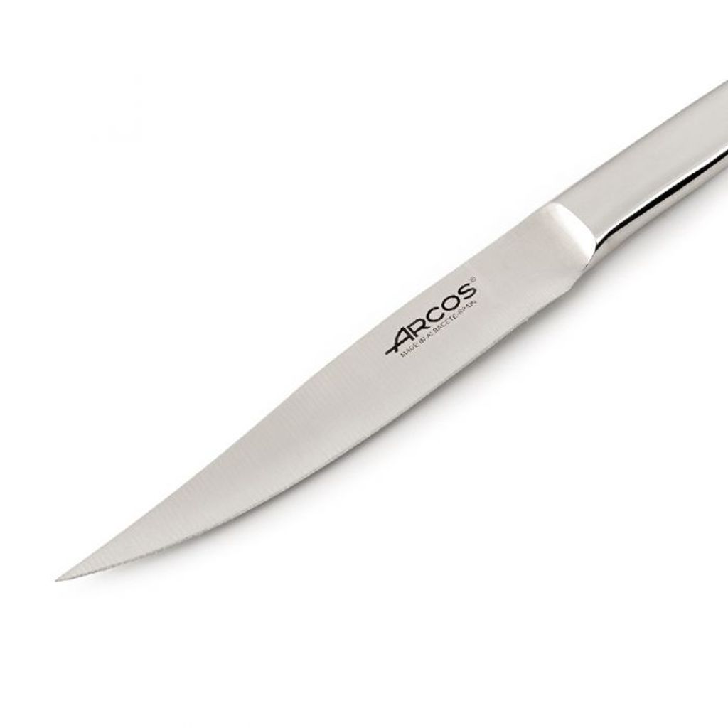 Couteau à steak The Origine monobloc lame 11cm lisse - Visuel 1