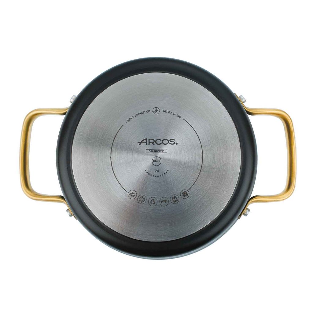 Faitout Samoa Iconic noir D20 cm avec couvercle - Visuel 4