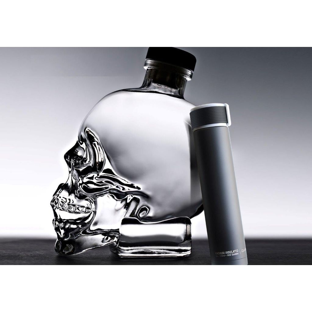 Bouteille isotherme SKINNY MINI 23 cl noir - Visuel 4