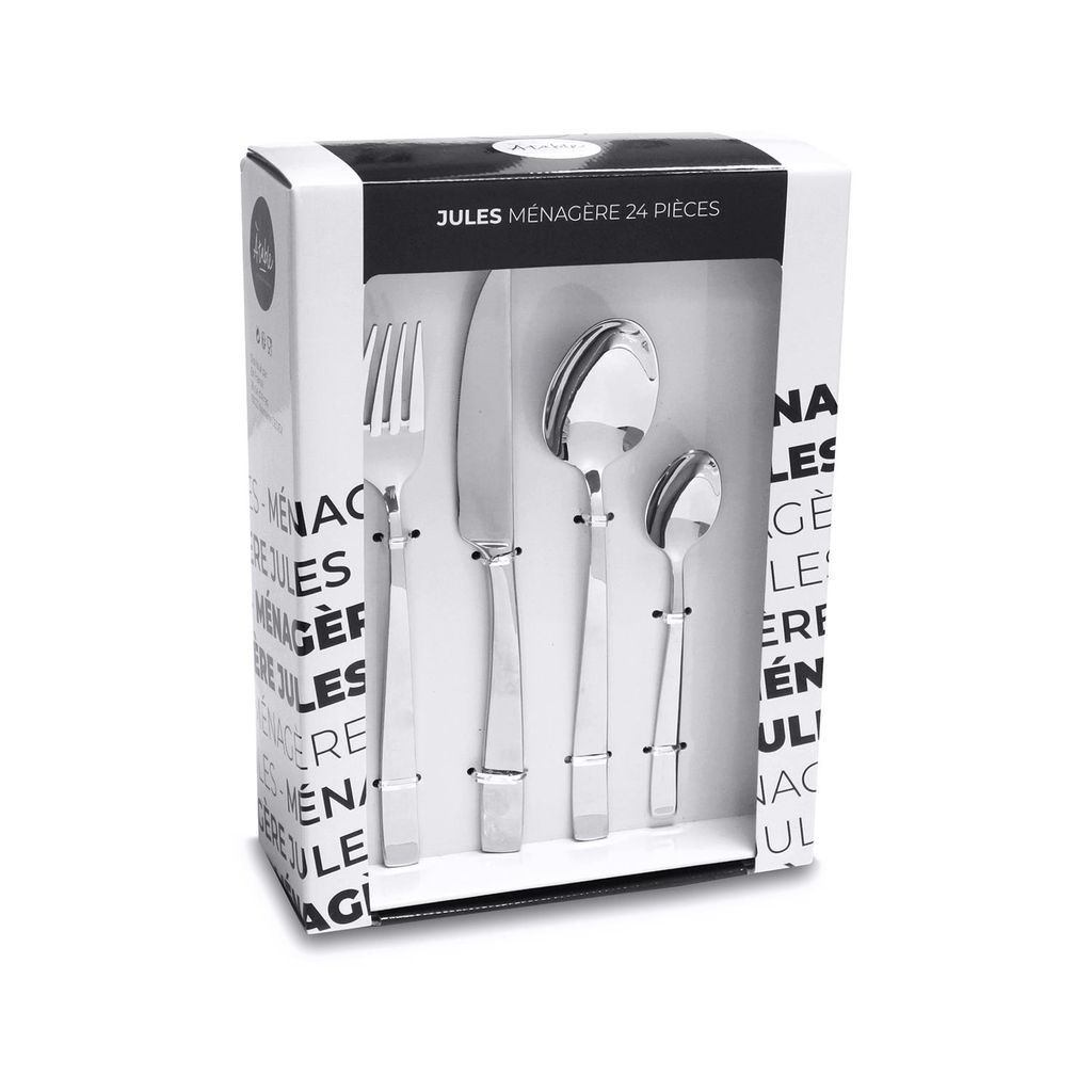 Coffret couverts 24 pièces JULES - Visuel 5