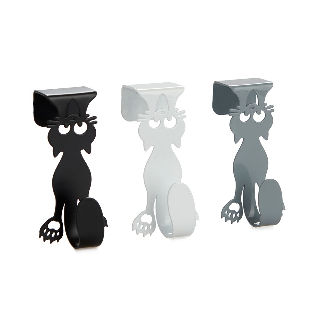 3 Portes-torchon tiroir Curious Cat - Visuel 0