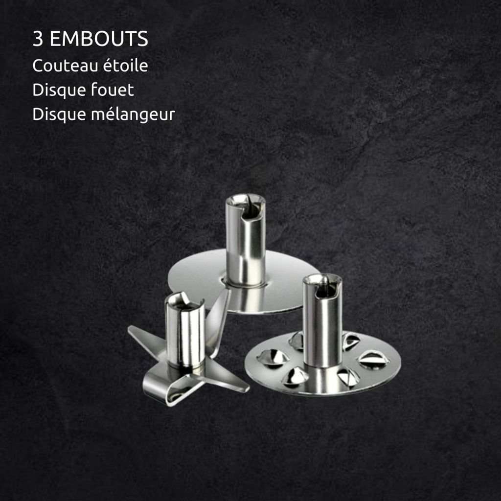 Mixeur plongeant Bamix SwissLine M200 Mono 200W Rouge - Visuel 3