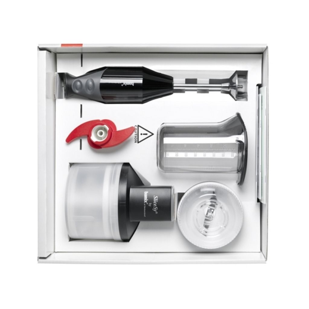 Coffret mixeur plongeant multifonctions 200w argent - Visuel 1