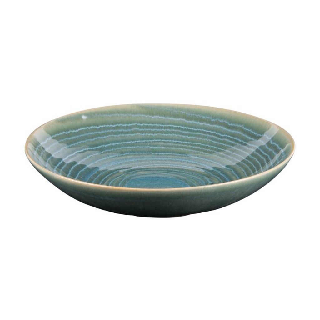 Assiette calotte Moon Lagon 22 cm - Visuel 0
