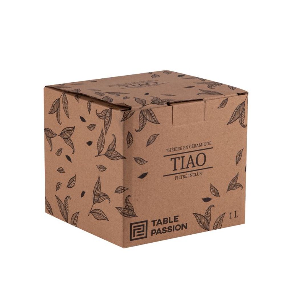 Théière Tiao 1L avec filtre beige - Visuel 2
