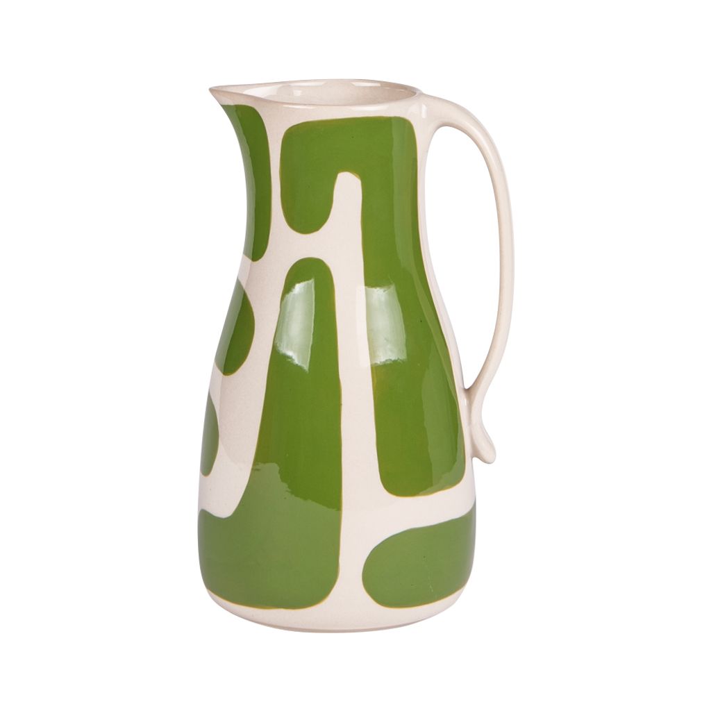 Pichet Lulli vert 25cm - Visuel 0