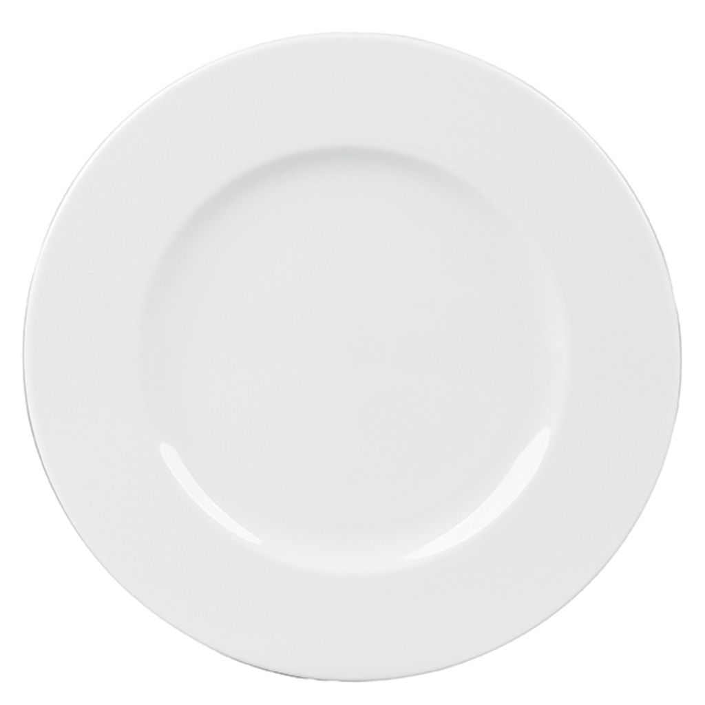 Assiette plate CHAMONIX blanc
