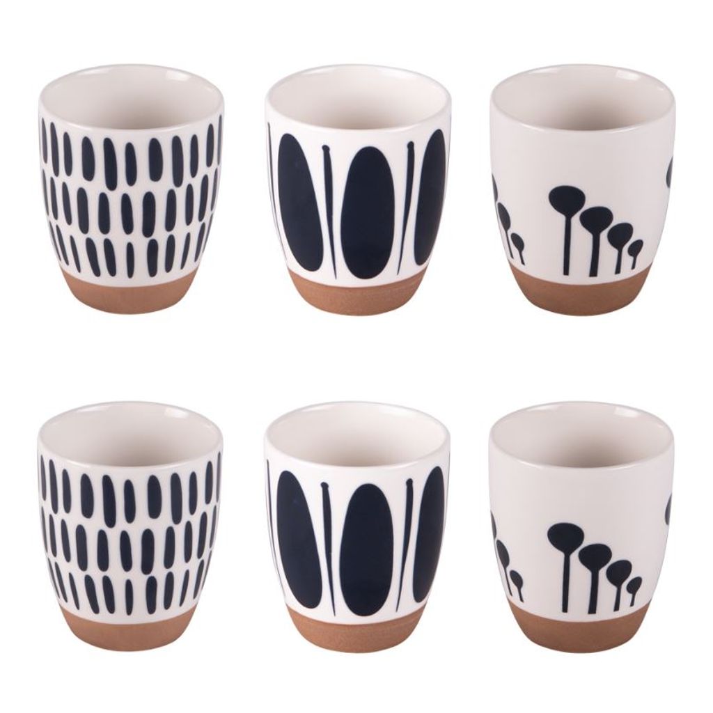 Coffret 6 gobelets Mikonos 10 cl - Visuel 0