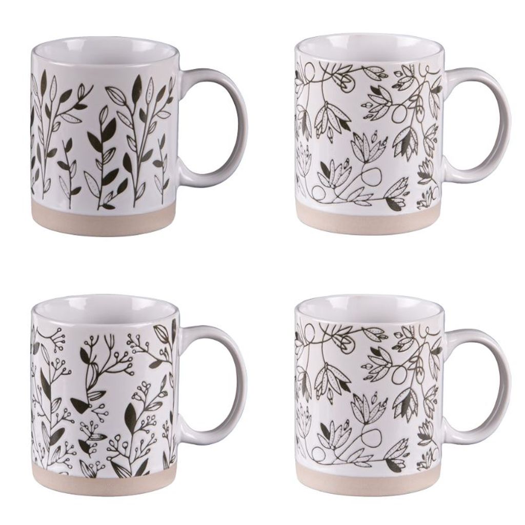 Coffret de 4 mugs Bucolique 35 cl - Visuel 0