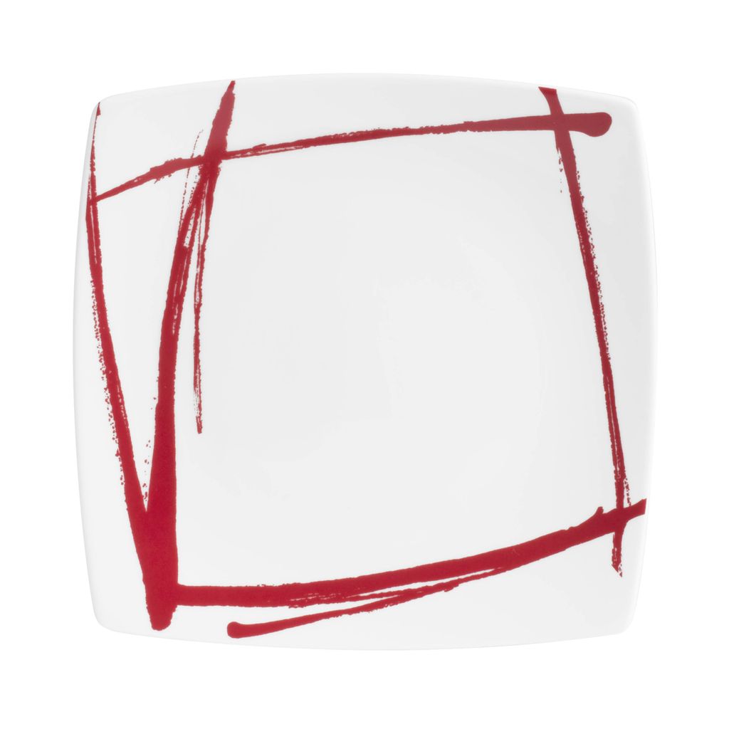 Assiette dessert EXPRESSION rouge - Visuel 0