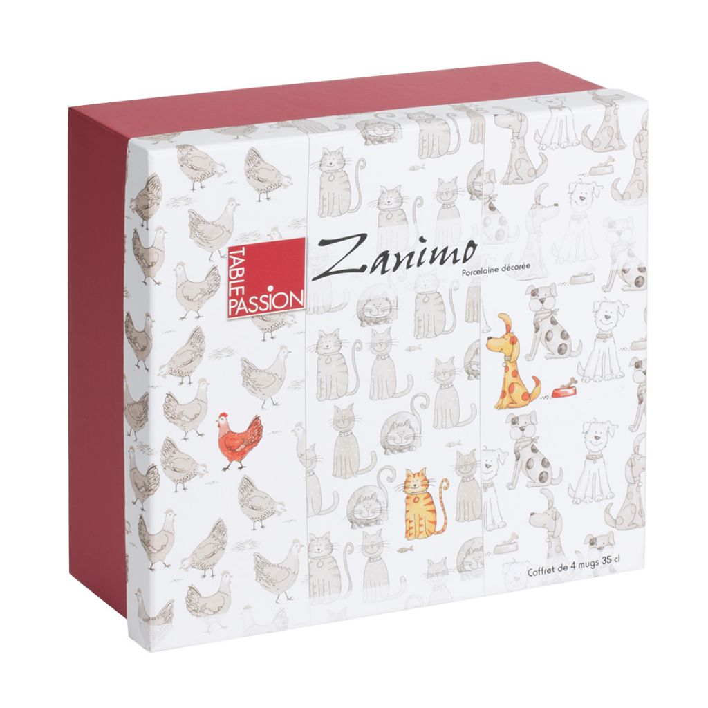Coffret de 4 mugs 35 cl - Visuel 2