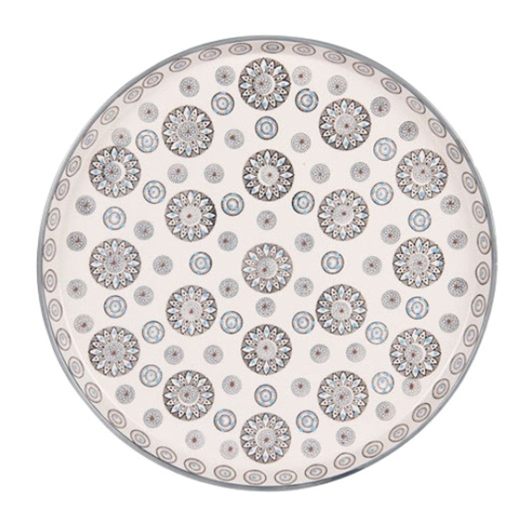 Plat à tarte Nelson 32 cm fleur - Visuel 0