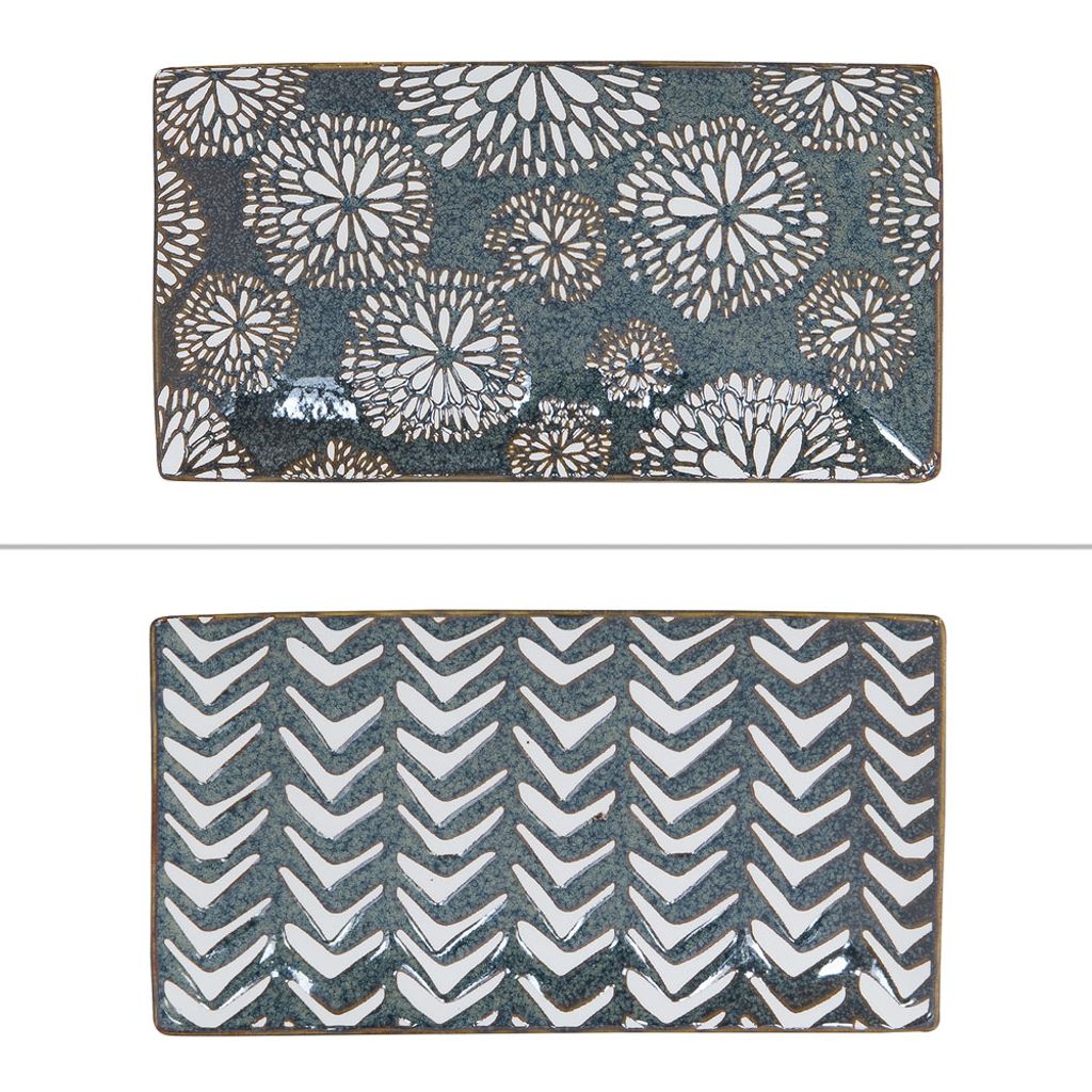 PLATEAU PENJAB BRUN 29 x 16 cm - Visuel 1