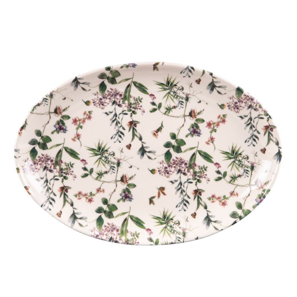 Plat ovale Champêtre 40 x 27 cm - Visuel 1
