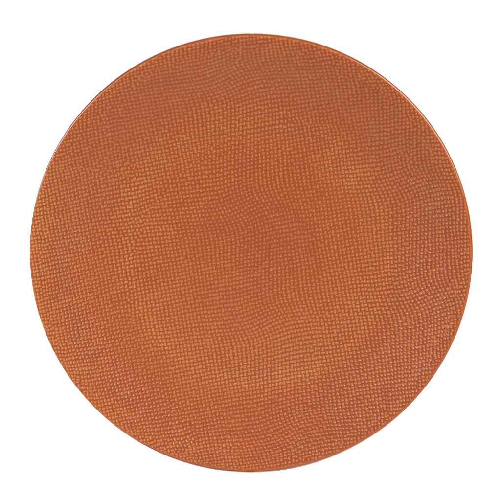 Assiette Plate vesuvio terracotta 27 cm