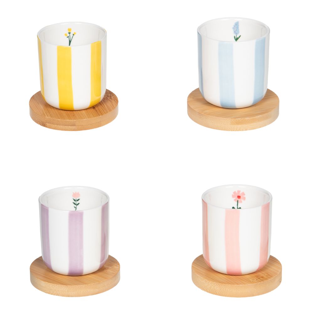 Coffret 4 tasses 10cl Bandol - Visuel 0