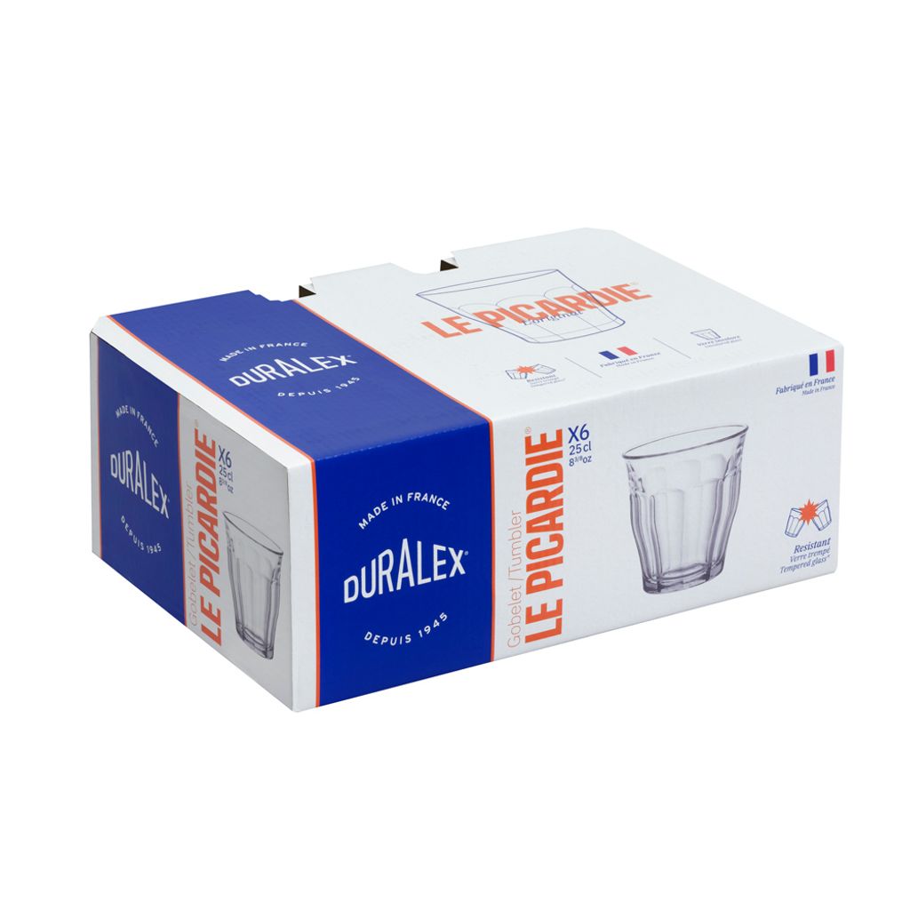 Boite de 6 gobelets Picardie 25 cl - Visuel 0