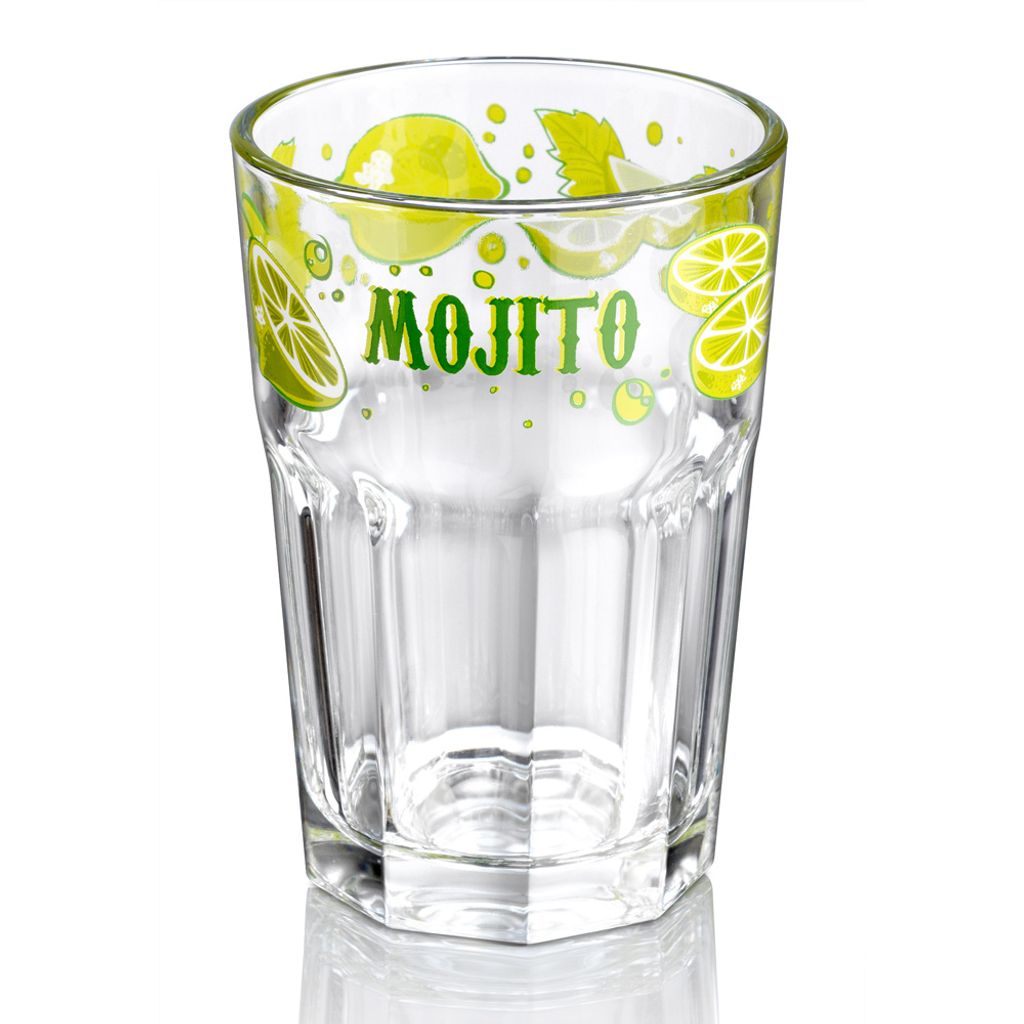 Lot De 6 Verres à Cocktail En Cristal - 354,4 G, Idéal Pour Mojito, Thé Glacé, Jus, Bar Et Maison