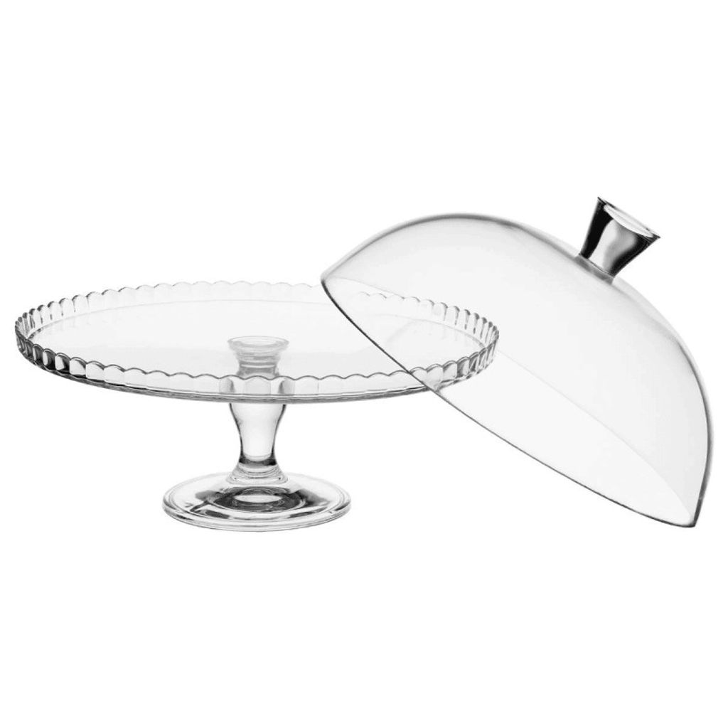 Plat à gâteau + cloche H 28 cm - Visuel 4